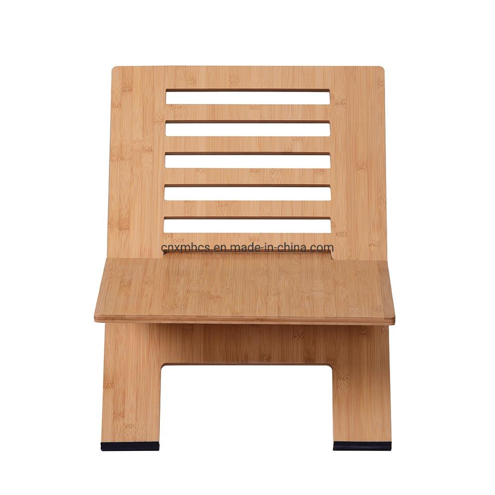 Height Adjustable Portable All Bamboo Customized Laptop Desk Stand Sit-Stand Monitor Riser Workstation