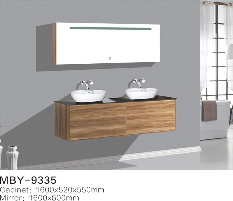 America Style Modern MDF Bathroom Cabinet with Sink (LZ-196)