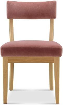 White Color Plastic Seat Wooden Legs Dining Chair