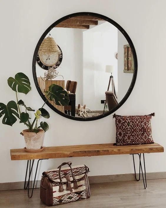Round D=24′′ 28′′ 30′′ 32′′ Metal Black Frame Deep Frame Bathroom Deocrative Mirror