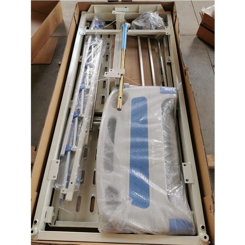 New Modern ABS Plastic Cheap Manual Adjustable 1 Crank Hospital Beds