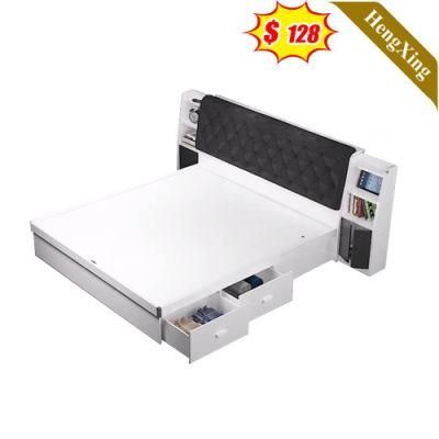 China Wholesale Wall Modern Wooden Office Hotel Living Room Home Bedroom Furniture Double Bed