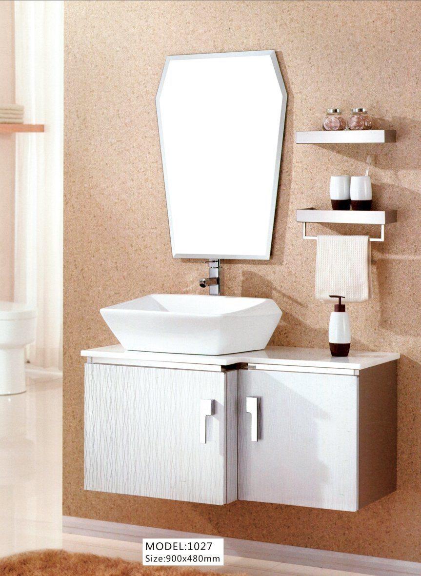 Made in China Factory Bathroom Vanity Modern Cabinet Stainless Steel Bathroom Cabinet