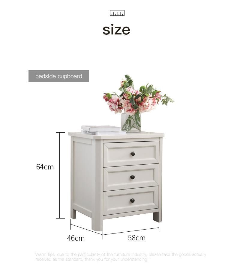 Furniture Modern Furniture Cabinet Living Room Furniture Home Furniture Hot Sale Fashion Popular Modern Design White Simple Nordic Style Bedside Table