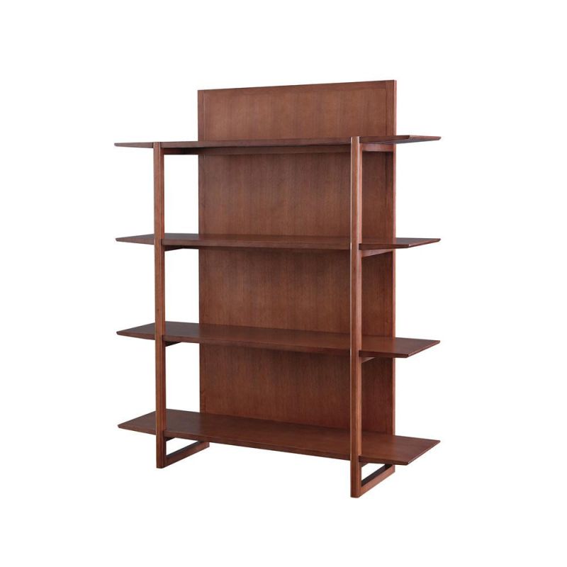 Modern Bookcase Wooden Solid Wood Bookshelf