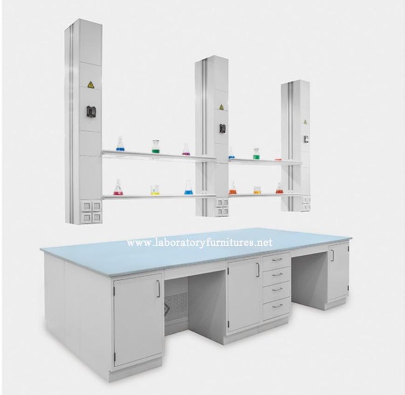 Featured Modern Laboratory Furniture with Function Column Jh-SL164
