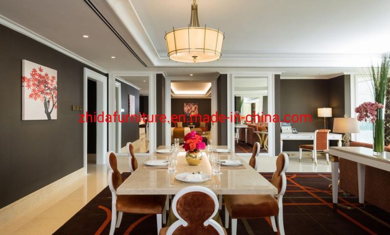 Luxury Design Modern Style Apartment Hotel Villa Suite Commercial Wooden Bed Room Bedroom Furniture