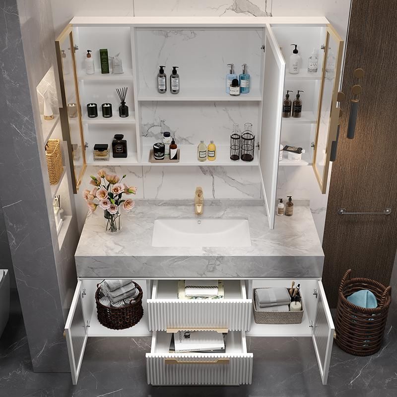 Bathroom Accessories Sanitary Ware Home Hotel Bathroom Furniture Marble Wash Basin Modern Bathroom Vanity Cabinet