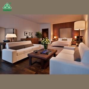 Hotel Bedroom Furniture Sets with Three Seater Sofa and Table