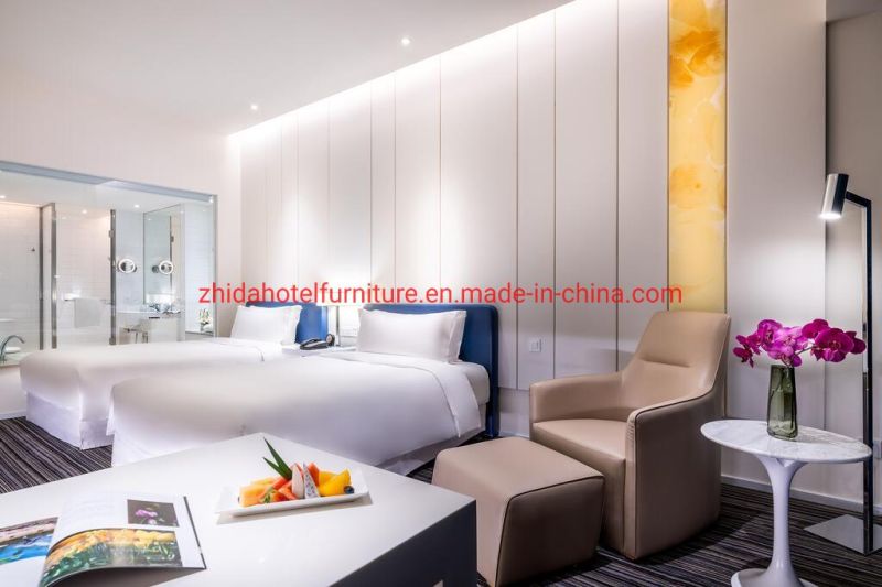 Modern Italian Villa Design Luxury Upholstered King Size Bedroom Furniture