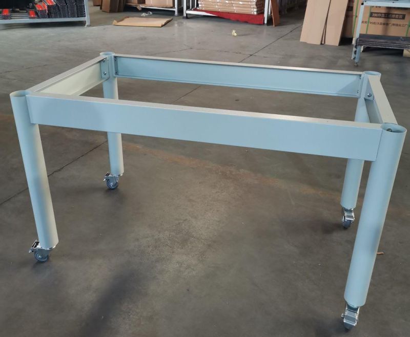 Modern Minimalist Metal School Library Reading Desk Conference Table
