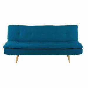 Modern Wooden Leisure Fabric Home Hotel Office Outdoor Garden Living Room Bedroom Furniture Sofa Bed with Wooden Legs