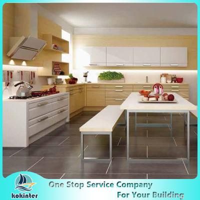 MDF/MFC/Plywood Particle Board Modern Kitchen Cabinets of Kok005