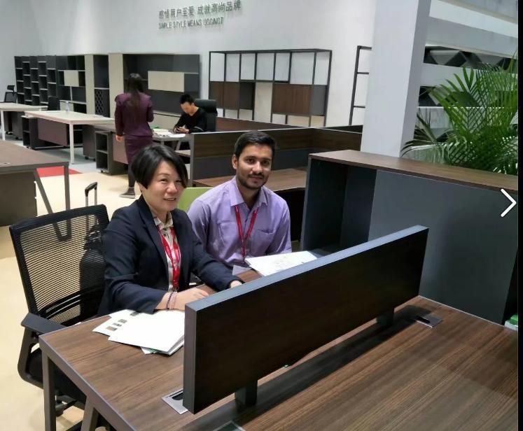 High Quality Desks Executive Melamine MDF Laminated Particle Office Furniture with Storage Cabinet CEO Director Manager, Staff Computer Desk