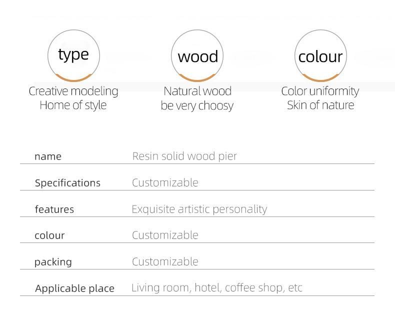 Wholesale Eco Friendly Modern Design Wooden Epoxy Resin River Table
