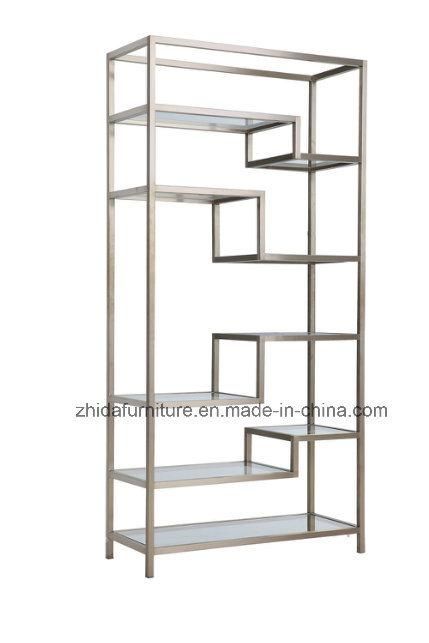 Modern Furniture Stainless Steel Five5 Layers Bookshelf