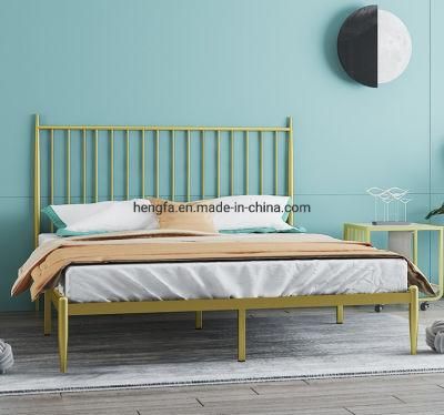 European Hotel Apartment Bedroom Furniture Custom Folding Stainless Steel King Wall Bed