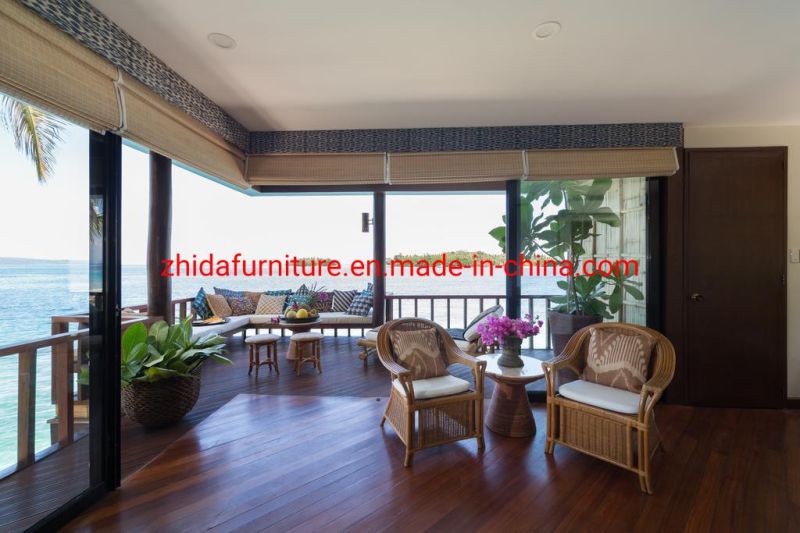 Double Suite Bedding Room Furniture for 4 Star Beach Resort Hotel with Modern Design