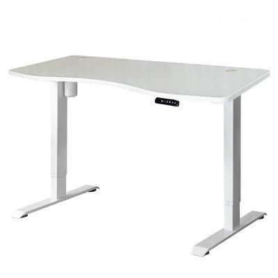 Smart Electric Single Motor Two Stage Standing Desk Height Adjustable Home Office Table for Online Sale