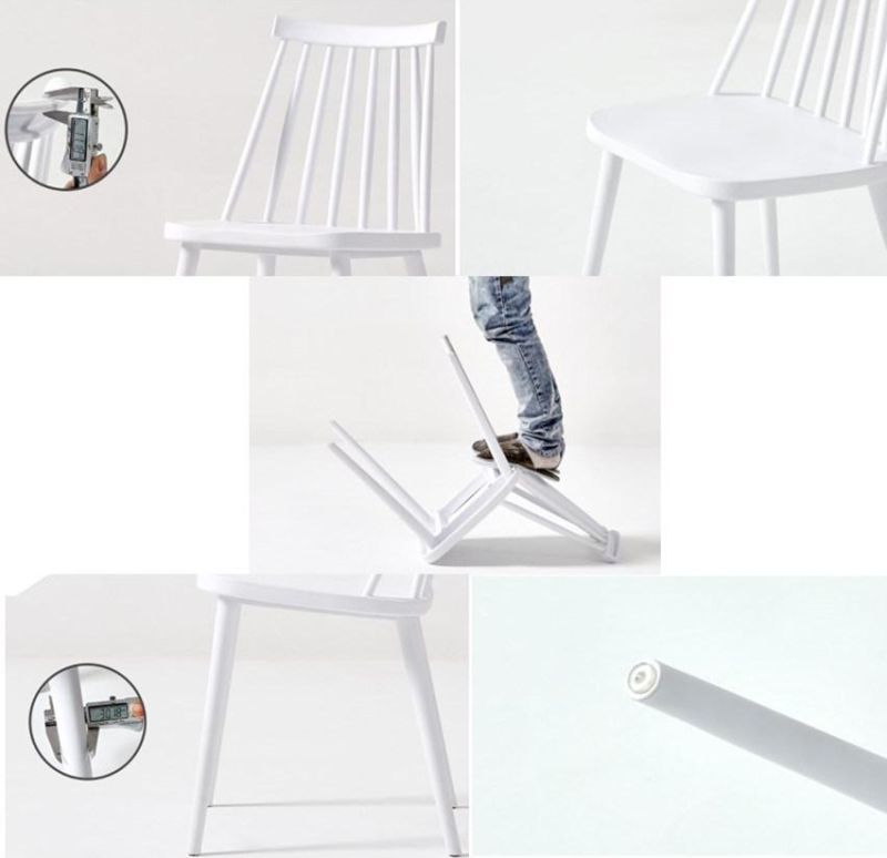 Classic Style Dining Room Cheap Modern Dining Plastic Windsor Chair Without Arm