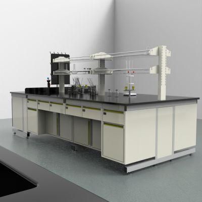 Wholesale Custom Pharmaceutical Factory Steel Lab Furniture with Linners, Hot Sell Factory Direct Physical Steel School Lab Bench/