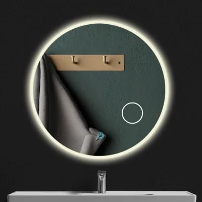 Backlit Mirrors with LED Lights Heated Anti-Fog Pad Vanity Makeup Mirror Wall Mounted Lighted Mirror Modern