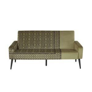 Modern Leisure Home Hotel Office Outdoor Garden Bedroom Furniture Velvet Recliner Sofa for Living Room with Wood Frame