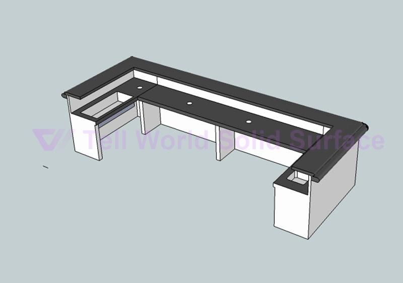 Restaurant LED Bar Counter Commercial Salad Bar Counter Design