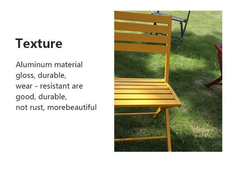 Simple Hotel OEM Carton Foshan Restaurant Coffee Furniture Garden Modern Aluminum Chair