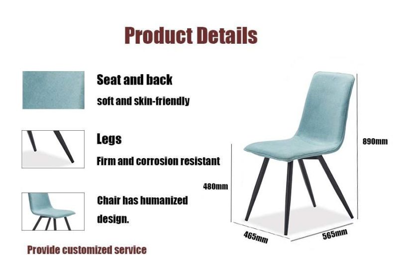 Outdoor Garden Home Furniture Luxury Banquet Table Chair Sofa Velvet Dining Room Chair