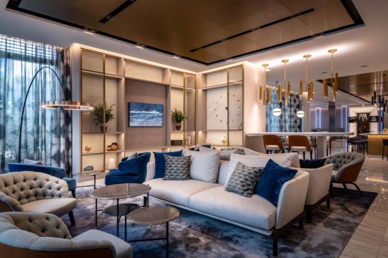Hotel Apartment Villa Public Area Customized Reception Leisure Sofa Furniture