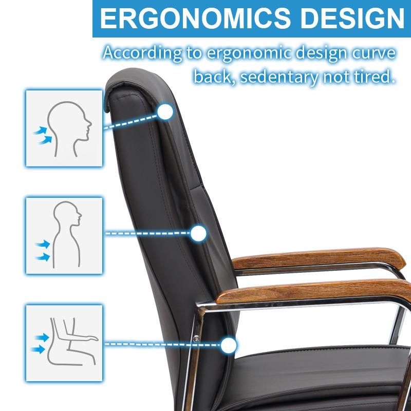 OEM Factory High Back Custom Ergonomic Support Luxury CEO Executive Office Chair with Advanced