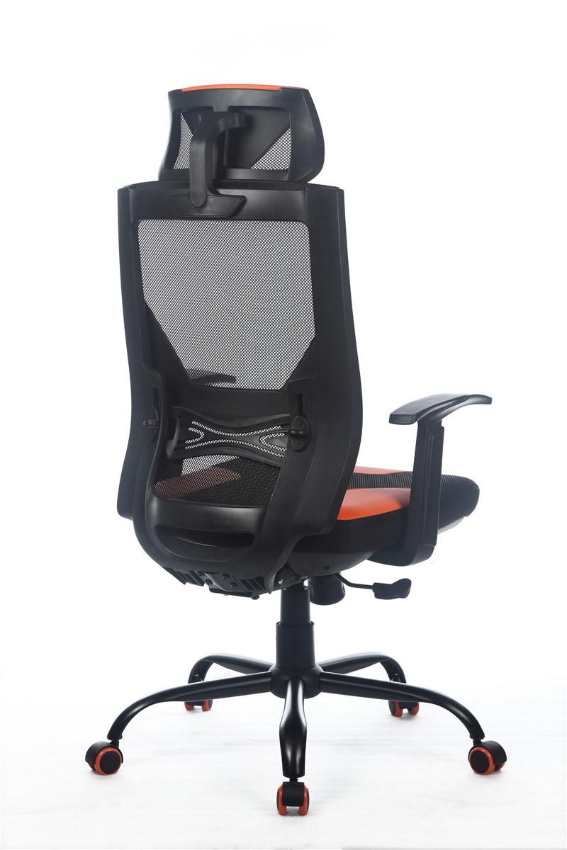 Modern Commercial Chairs Lumbar Support Back Swivel Head Ergonomic Gaming Mesh Chair Office