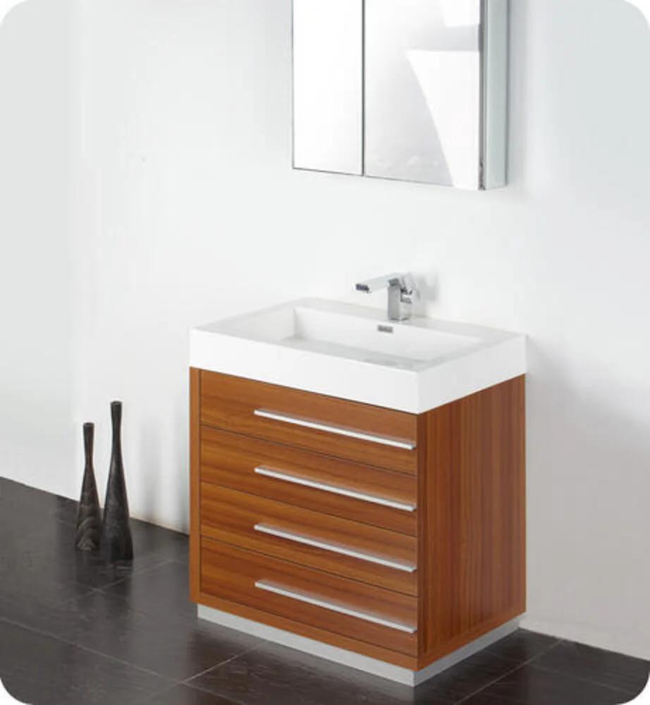 Best Sales Cheap Price PVC White Bathroom Vanity with Mirror Medicine Cabinet