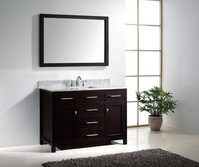 Factory Supply Hot Sale Set Furniture Solid Wood One Piece Bathroom Sinks Handmade Hangzhou PVC Bathroom Cabinet