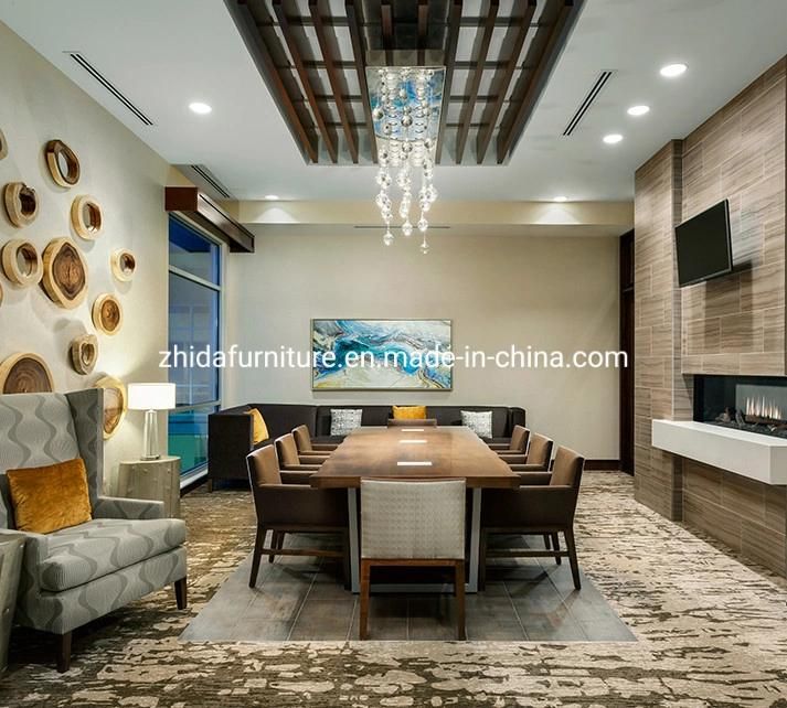 Customized Luxury 4 Star Modern Lobby Sofa Chair Furniture