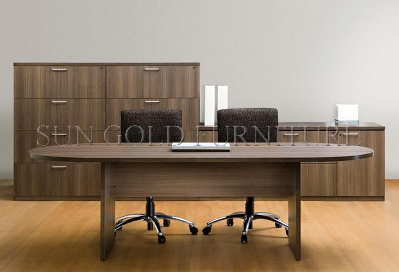 Hot Sale Small Triangle Wooden Modern Small Conference Table Office Coffee Table (SZ-MTA1006)