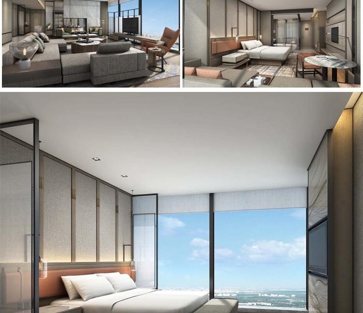 5 Star Modern Luxury Suit Room High End Customized Hotel Bedroom Furniture Sets Made in China