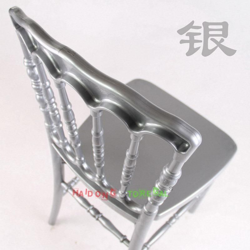 Modern Home Wedding Decoration Red Clear Resin Napoleon Chairs