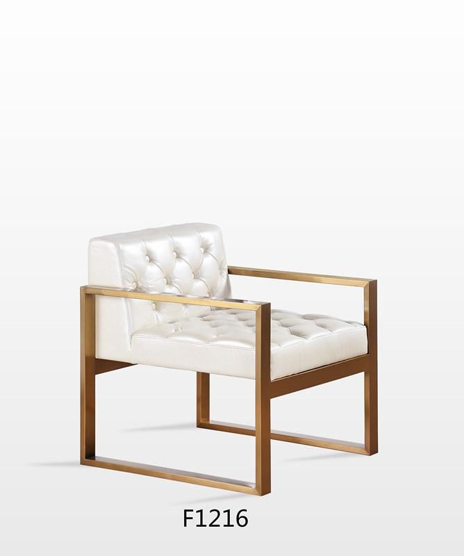 Fusion Living Luxurious Camouflage Fabric Dining Chair with Gold Metal Legs