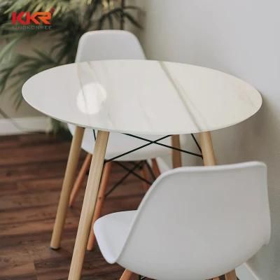Artificial Stone Custom Made Corian Solid Surface Marble Table