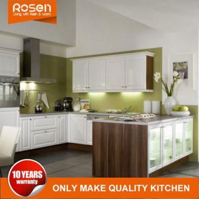 New Style Elm Wood Veneer Sheets Cabinet Modern Kitchen Cabinet