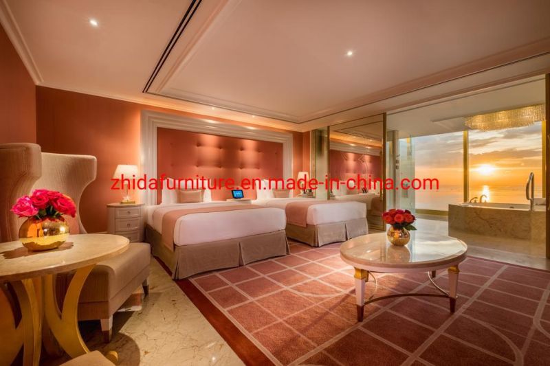 Luxury Design Modern Style Apartment Hotel Villa Suite Commercial Wooden Bed Room Bedroom Furniture