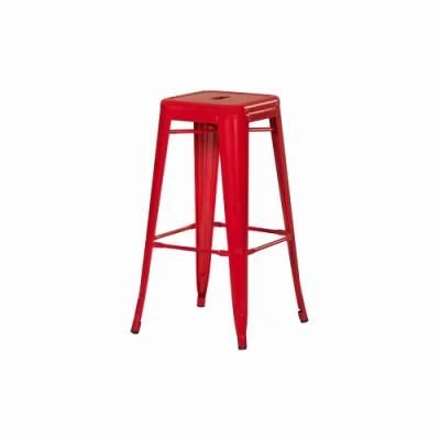 Home out Outdoor Furniture Sillas Restaurant Metal Garden Chair Cafe Vintage Stackable Chaise Dinning Chair