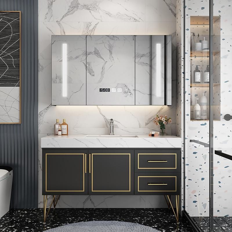 Wholesale Free Standing Wall Plywood Melamine Modern Bathroom Hotel Furniture