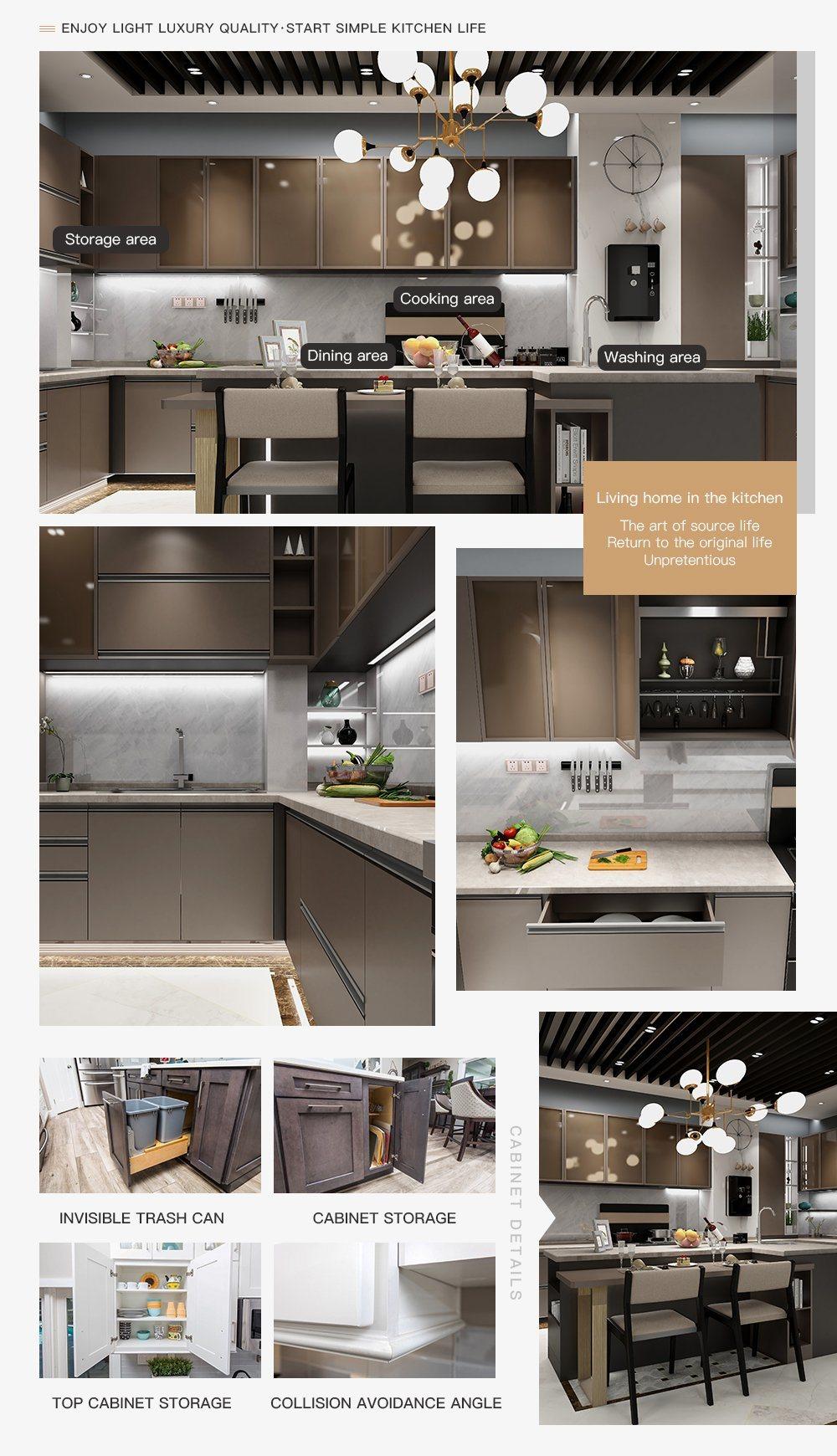 Hot Sale UV Painting Acrylic MDF Kitchen Cabinet with Modern Design