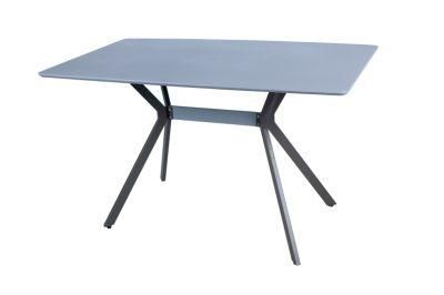 Wholesale Home Restaurant Furniture MDF Imitation Marble Top Luxury Dining Table