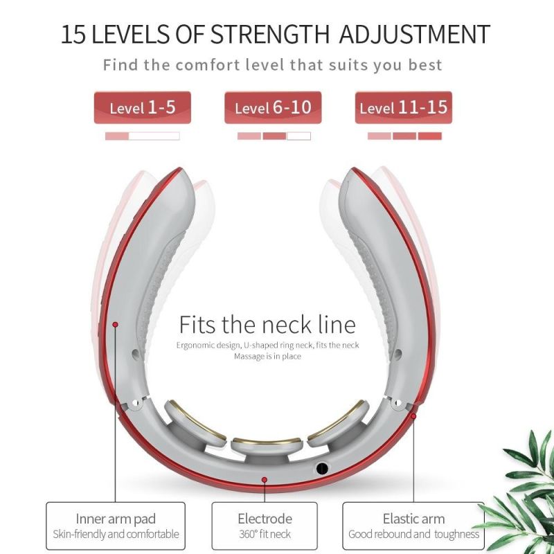 800mAh Changing The Current Intensity Eye with Remote Controll Neck and Shoulder Massager