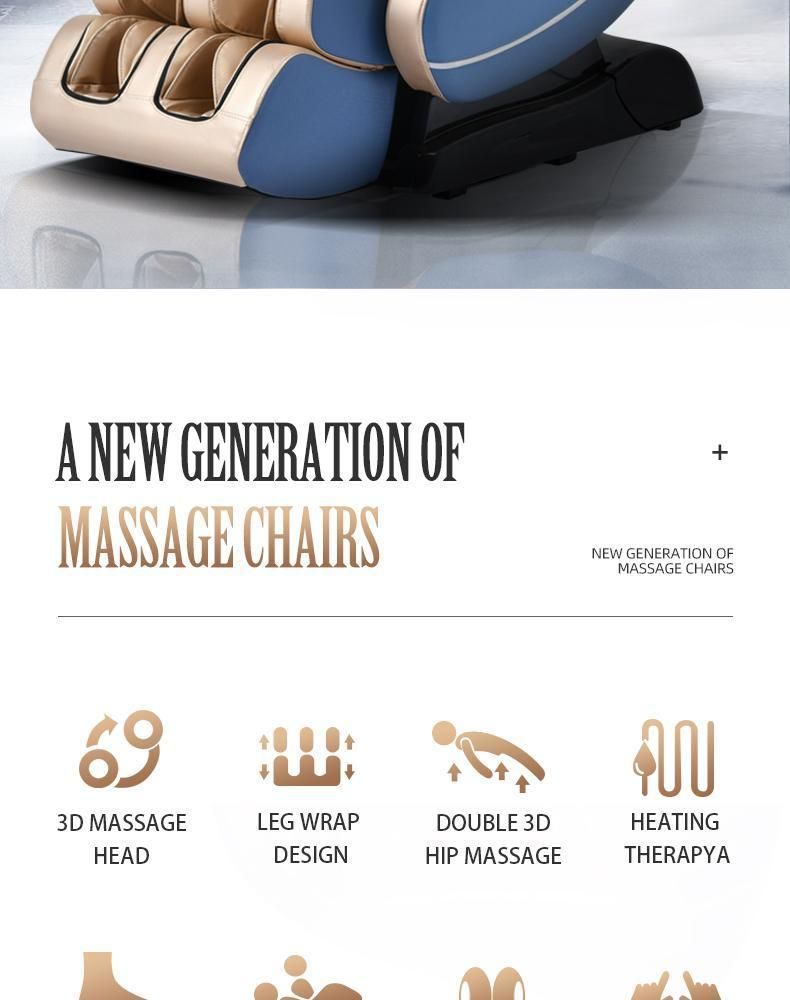 Full Body Massager S&L Track Massage Chair Foot Massage 4D and Zero Gravity