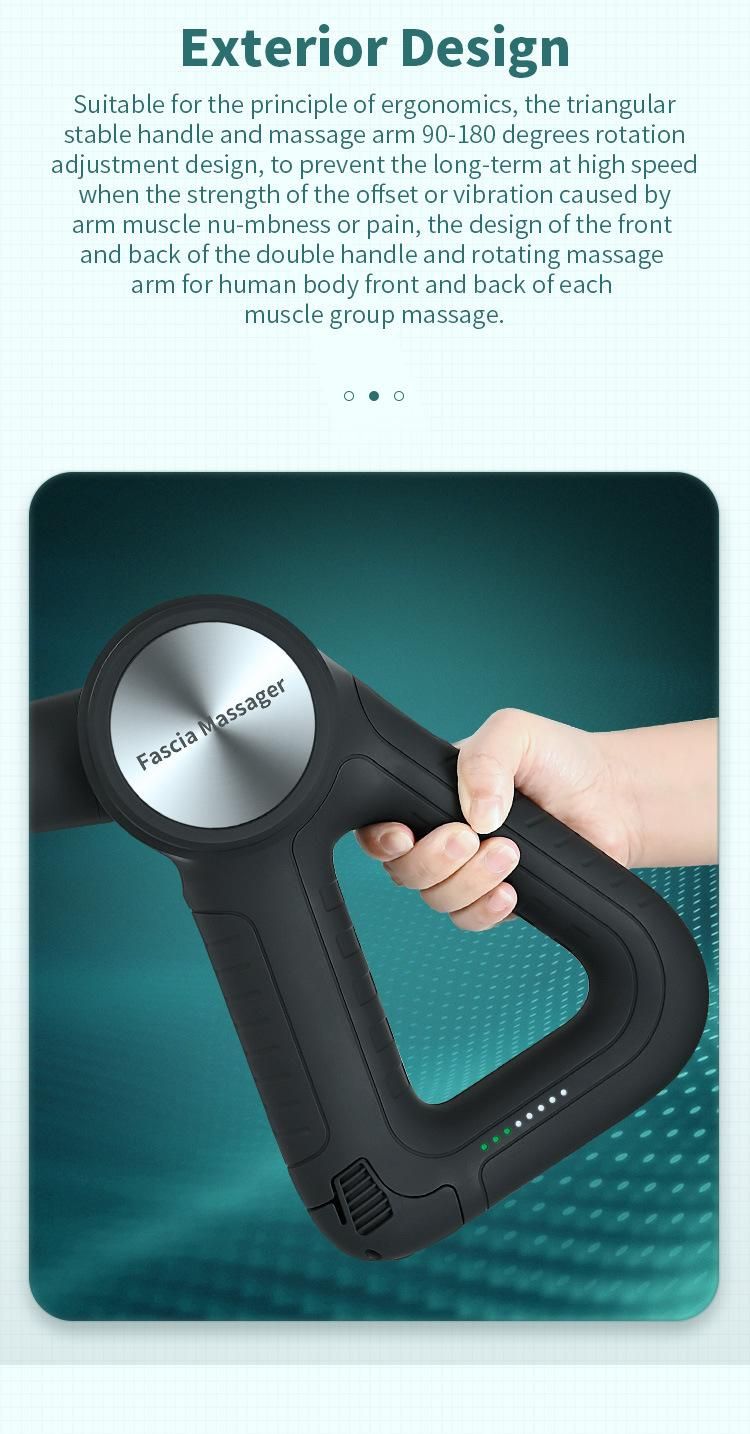 Sports Deep Vibrating Tissue Massager Fascia Muscle Massage Gun